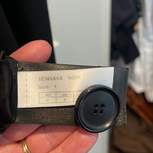 EUC - ba&sh Savage long overcoat - single button, viscose. Size 1/S/4. - Picture 5 of 6